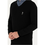 Men's Black Basic Sweater - Image 2